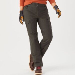 Like New! Duluth Trading Co Women's Fire Hose Flex Shift Relaxed Leg Pants in 6S